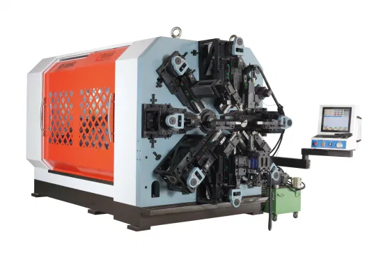 Edelstahl-Sammelschienenbearbeitungsmaschine 8,0 mm nockenlose Federwickelmaschine für Öldichtungsfedermaschinen in Elektrofahrzeugen